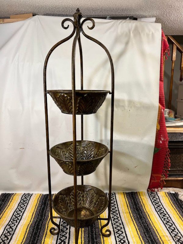 Three-Tier Metal Serving Baskets/ Planters-  $75 FIRM in Home Décor & Accents in Mississauga / Peel Region