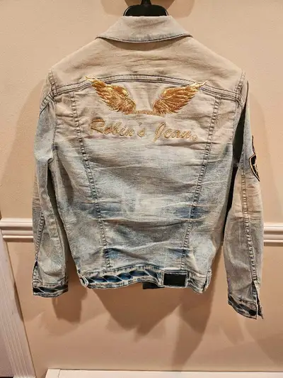 Brand-new/never worn Robin's Jean Jacket for men size L (fits Medium as well). Robin's Jean is a lux...