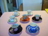 6 DEMI TEA CUPS**  $12 EACH or $36 for all 6.