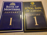 Bank of Montreal/Royal Bank(SOLD) calendars