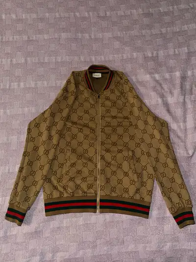 brown Gucci boomer jacket, View more