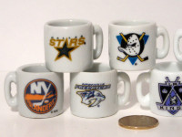 7 NHL Mini Mugs - $4 each or All for $20