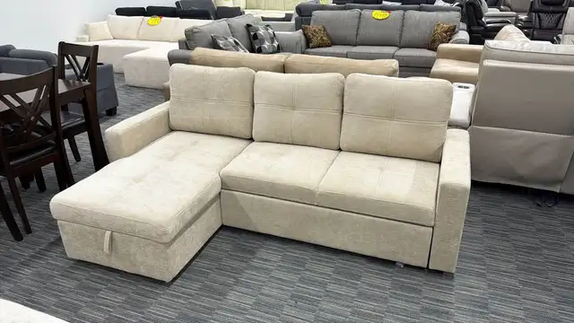 Brand New Fabric Pullout Sofa bed for sale in Couches & Futons in Norfolk County - Image 2