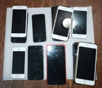 iPhone's 5S, SE, 6, 6plus, 6S, 7, 7plus  et 8