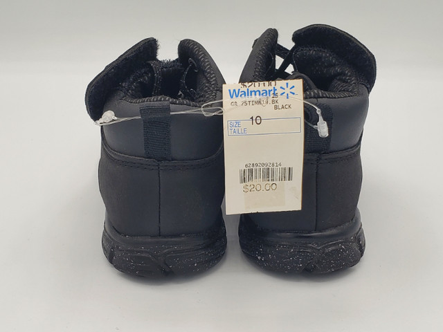Boys boots black size 10 brand new/bottines garçons grandeur 10 dans Enfants et jeunesse  à Ouest de l’Île - Image 4