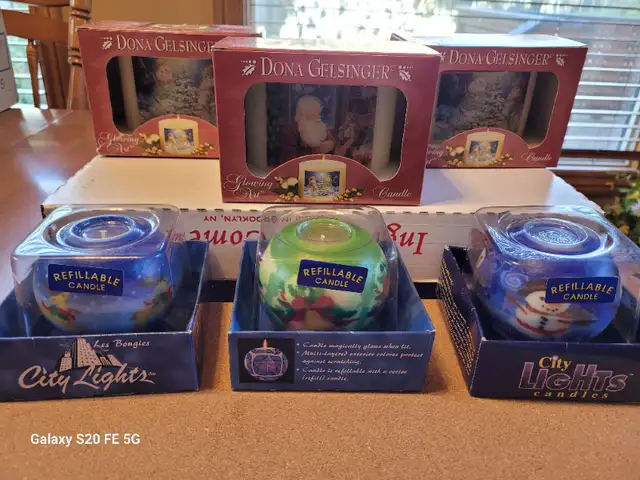 Christmas Glow Candles (EACH) in Holiday, Event & Seasonal in Markham / York Region - Image 2