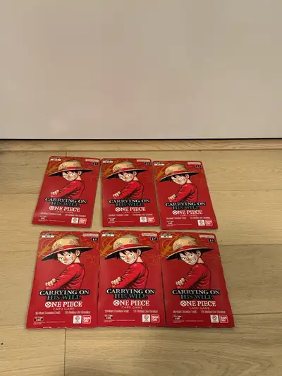 One piece carry on his will OP 13 booster pack, View more