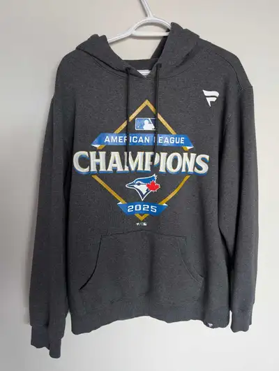 men's XL Toronto Blue Jays ALCS champions hoodie, View more