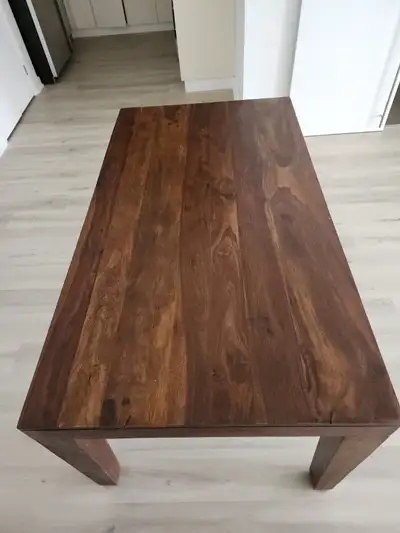Walnut dining table. Must go ASAP, View more