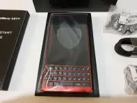 NEW RED 128GB Blackberry Key2+ DUAL SIM+ ACCESSORIES+ 4G/LTE