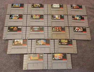 Lots of Super Nintendo SNES Games, View more