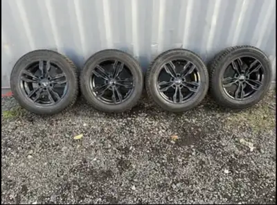 235 / 55 / R17 Winter Tires and RTX Rims General Altimax Arctic i2 8mm Tread - 90% - Pass Safety np...