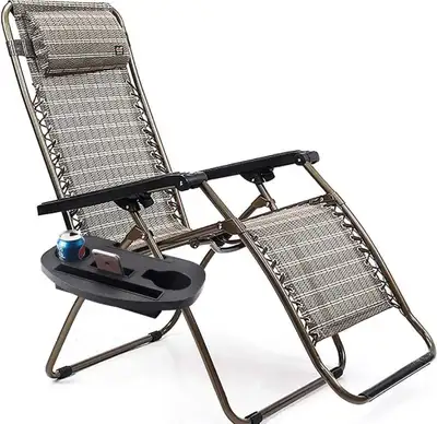 Zero Gravity Chair Tray Upgraded Version Cup Holder Clip Table, View more
