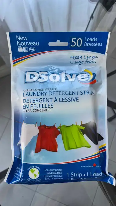 New biodegradable, hypoallergenic, phosphate free detergent, View more