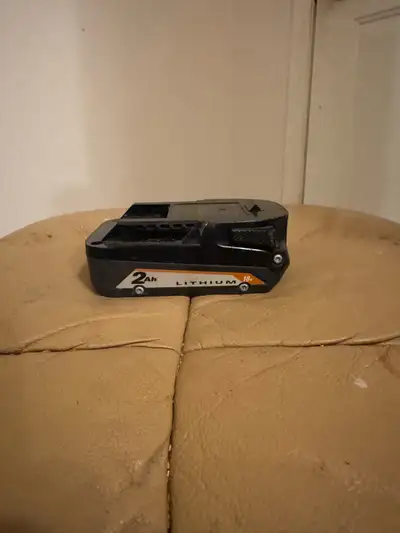 ONE RIDGID  2AH BATTERY, View more