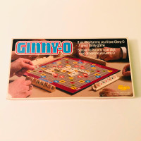Vintage 1981 Ginny O Board Game Chieftain Rummy Tile Game