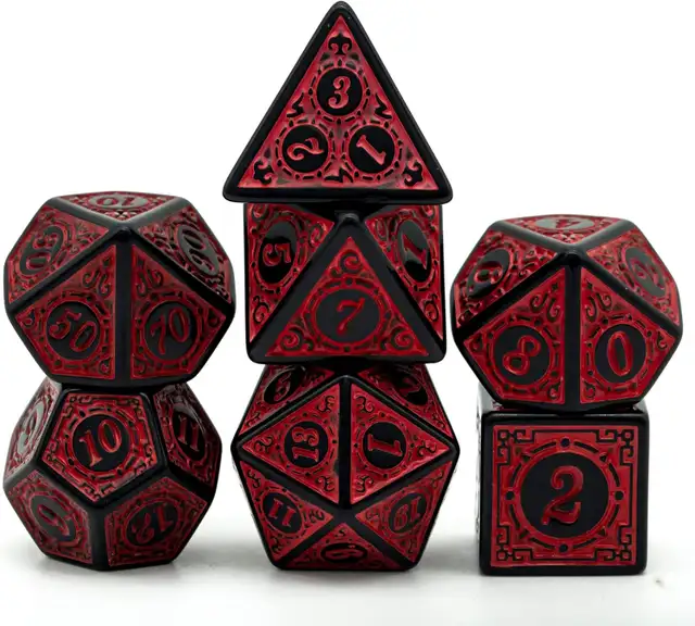 7Pcs/Set DND Dice Set D&D Polyhedral Dice