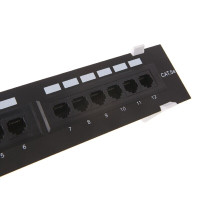 ✅ 12 Port CAT5 CAT5E Patch Panel RJ45 Wall Mount Rack Mount  ✅