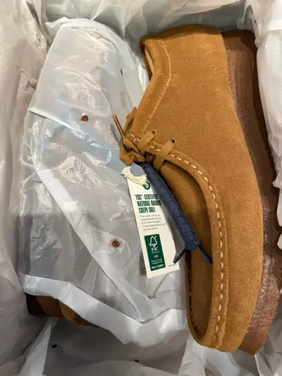 Mens Clarks Originals Wallabee - Cola - 10, View more