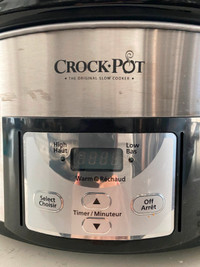 Crockpot 6 qt slow cooker