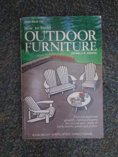 book #15 - How to Build Outdoor Furniture, View more