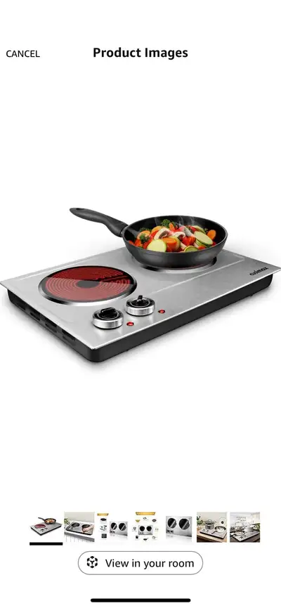 Hot Plate, CUSIMAX 1800W Ceramic Electric Hot Plate - 150 CADOP, View more