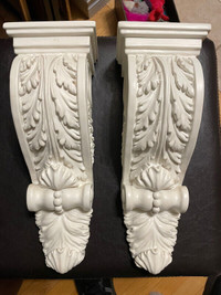 DECORATIVE SCONCES FOR CURTAIN RODS