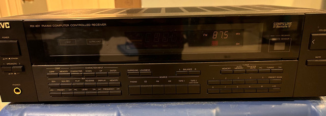 JVC RX-401 Black AM/FM Computer Controlled Receiver  in Stereo Systems & Home Theatre in Oshawa / Durham Region