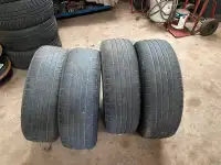 4 pneus d’occasion, bon état