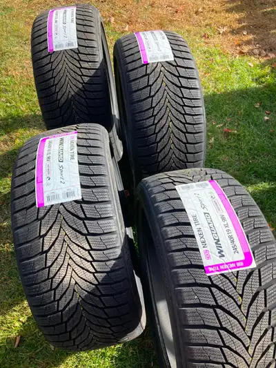4 TRÈS BEAUX PNEUX NEUF HIVER JAMAIS SERVIE AVEC ENCORE ÉTIQUETTE DESSUS DE MARQUE WINGUARD SPORT, G...