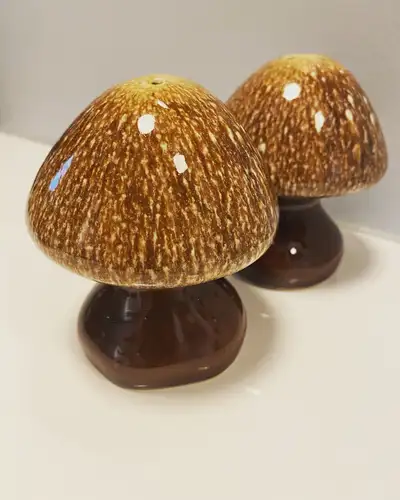 SALIÈRE POIVRIÈRE VINTAGE CHAMPIGNON MIDCENTURY MUSHROOM SHAKERS, View more