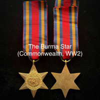 The Burma Star, in stock (Shipping Available)