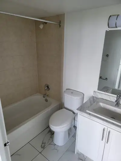 One bedroom for rent in a two bedroom apartment with a balcony facing park. The apartment comes with...
