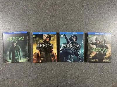 Arrow TV Show Seasons Blu Ray Collection With Slipcovers, View more