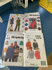 Plus size sewing patterns NEW $5 each OBO