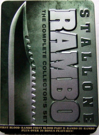 Rambo: Collectors Tin Set (DVD, 2008, 6-Disc Set,