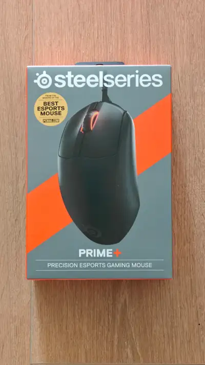 Brand-new, unopened Steelseries Prime + RGB gaming mouse in original packaging. Built-in Prestige Op...