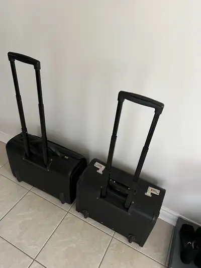 Selling these carry on hand luggage, good for business or leisure. Also has a code you can input to...