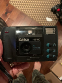 Konica mt 100 35mm camera parts only or decorative piece