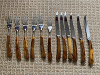 Flatware/Cutlery Vintage Bakelite a 6 piece set