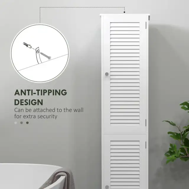 Beautiful narrow Bathroom Cabinet, Tall Bathroom Storage Cabinet in Storage & Organization in Markham / York Region - Image 6