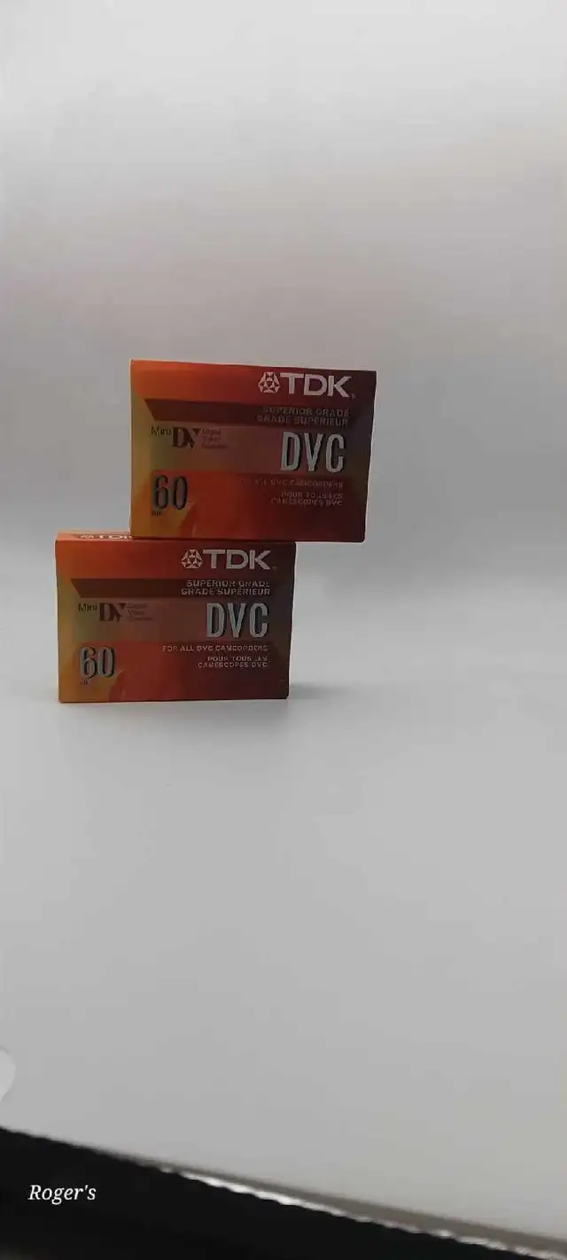 TDK MINIATURE VIDEO TAPES FOR CAMERA