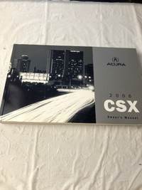 2006 ACURA CSX OWNERS MANUAL #M1121