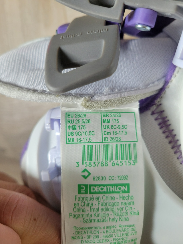 Oxelo Kids' Learning Adjustable Ice Skates Size 9C / 10C / 10.5C in Skates & Blades in Markham / York Region - Image 5