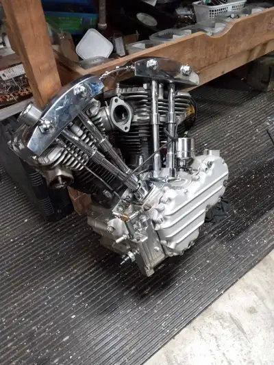 Genny Shovelhead S&S Super Stock Heads, CC'ED and flowed buy BA Machine VTwin Cases S&S inners, pist...