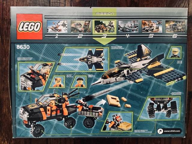LEGO Agents Mission 3 Gold Hunt ( 8630 ) Brand New  in Toys & Games in Mississauga / Peel Region - Image 2