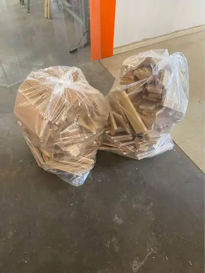 Bags of Dried Kindling/Firewood, View more