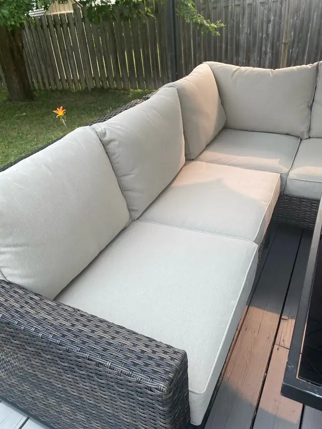 Patio Set - Sectional, Benches and Coffee Table in Patio & Garden Furniture in Ottawa - Image 4