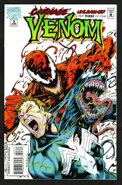 VENOM 3 CARNAGE UNLEASHED COMIC BOOK PART 3 OF 4, View more