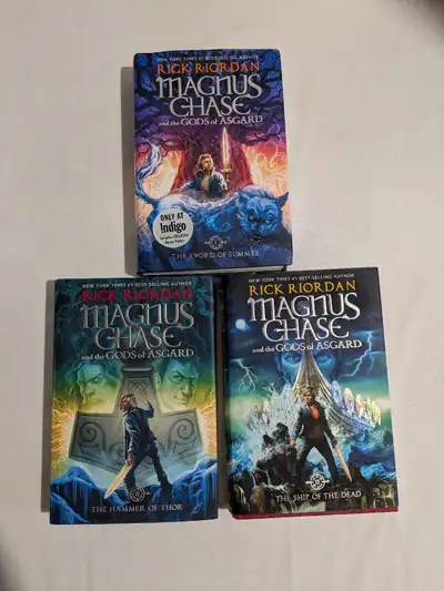 Magnus Chase Gods of Asgard Books 1-3 Hardcover  Rick Riordan , View more